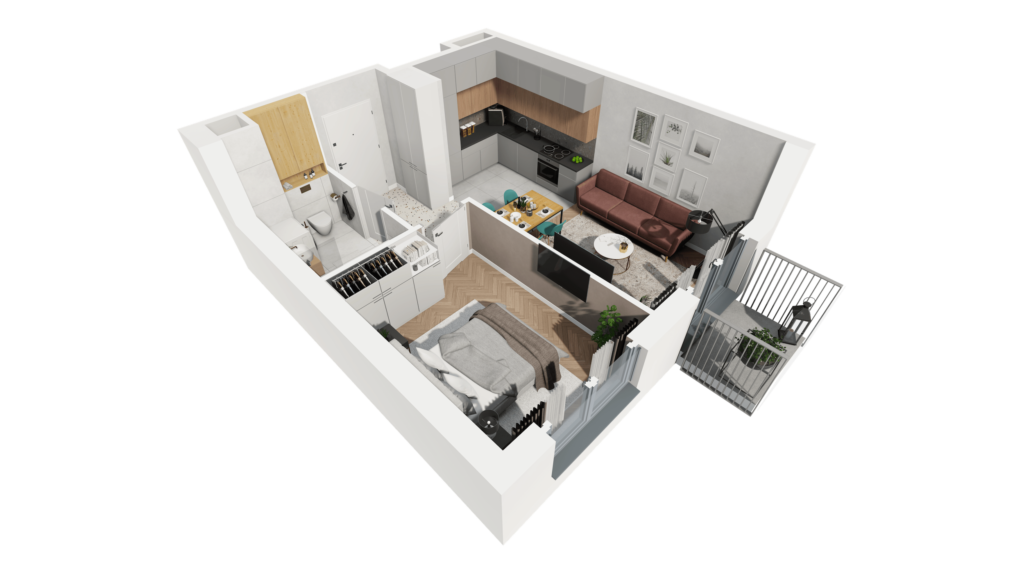 CLOU LINDEGO MEGAPOLIS - Mieszkanie -48_5