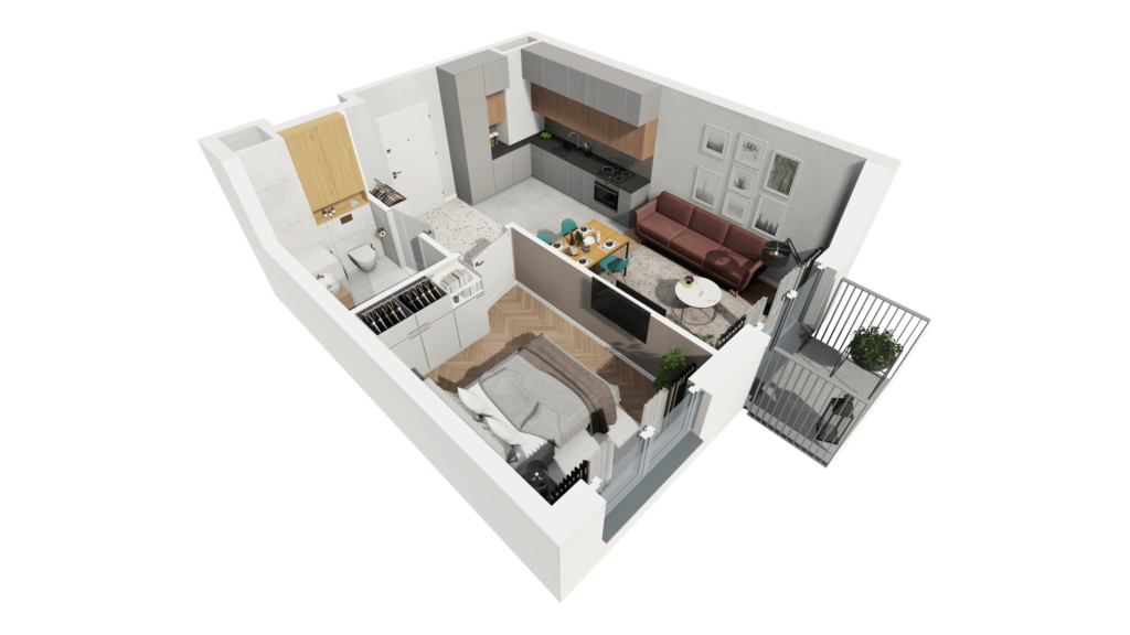 CLOU LINDEGO MEGAPOLIS - Mieszkanie -49_5