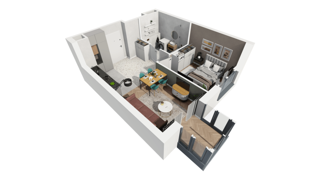CLOU LINDEGO MEGAPOLIS - Mieszkanie -86_4